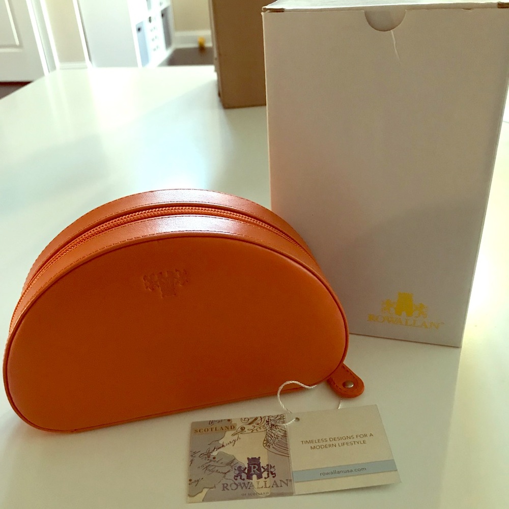 Rowallan Alice Half Moon Jewelry Travel Case